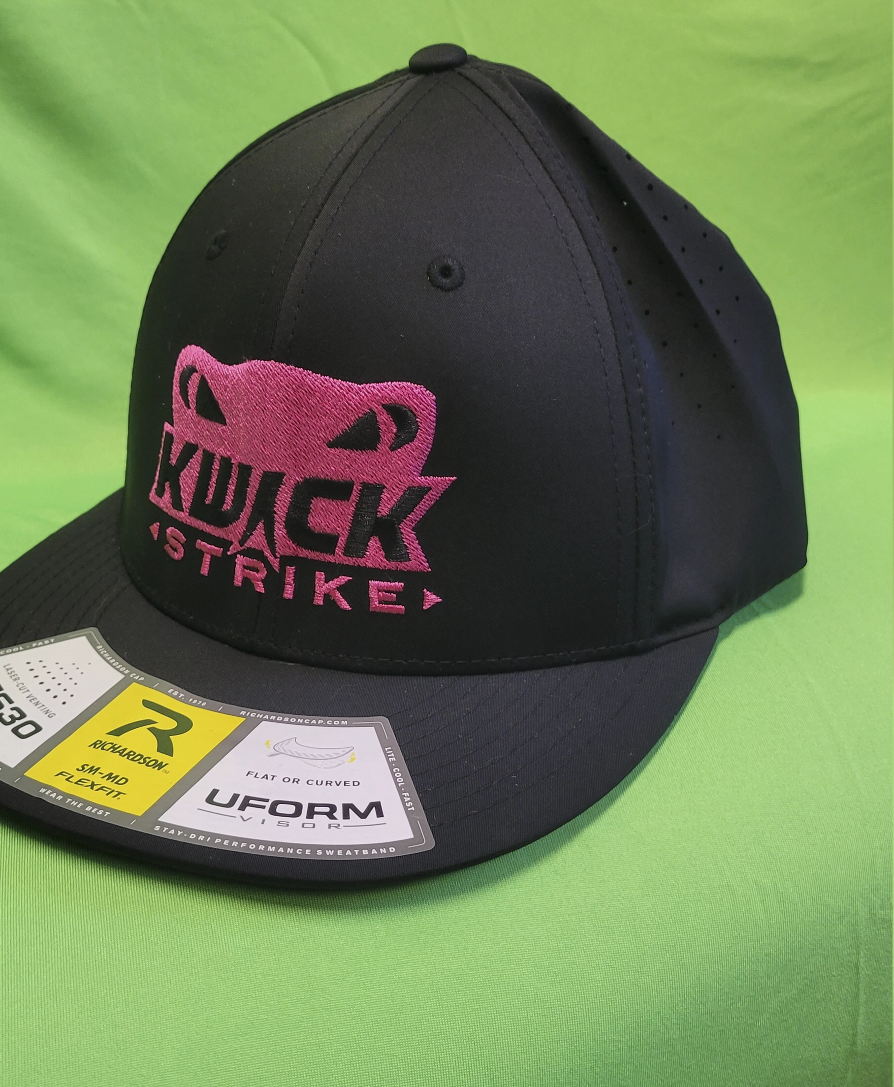 Pink logo fitted hat