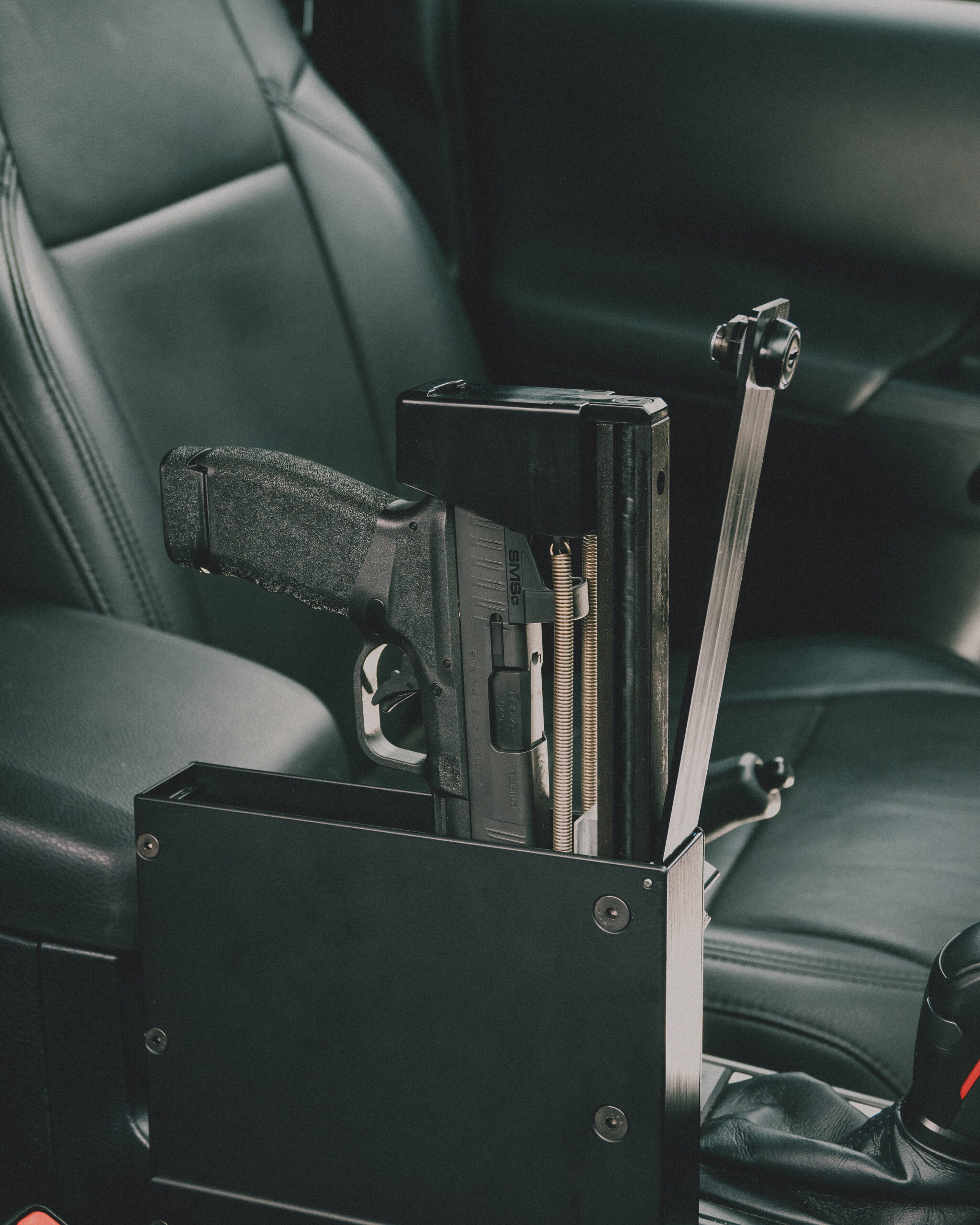 Truck pistol storage